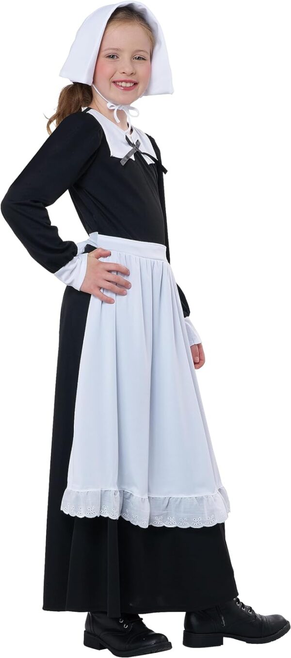 Pilgrim Girl Costume - Image 3