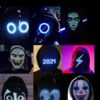 Face Transforming LED Mask with App Controlled - Programmable LED Halloween Mask Digital Luminous Mask for Costume Cosplay - Image 6