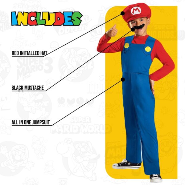 Disguise Nintendo Super Mario Costume - Image 3