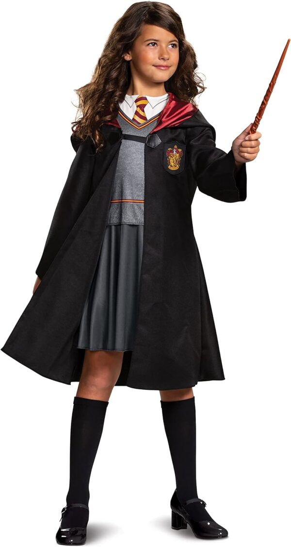 Hermione Granger Costume, Official Harry Potter Wizarding World Outfit for Kids, Classic Children's Size - Image 3