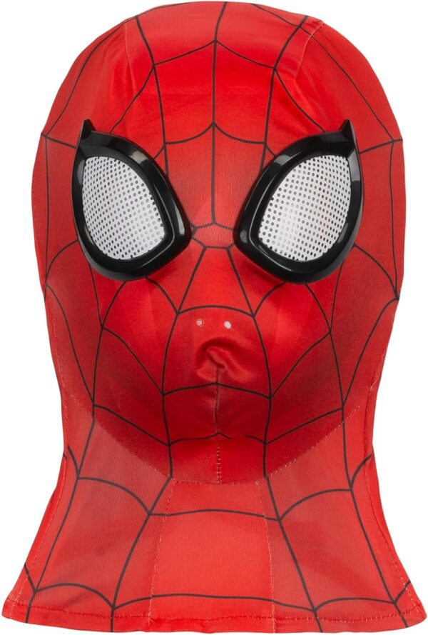 Marvel Spider-Man Official Youth Deluxe Zentai Suit - Spandex Jumpsuit with Printed Design and Detachable Spandex Mask and Plastic Eyes - Image 9